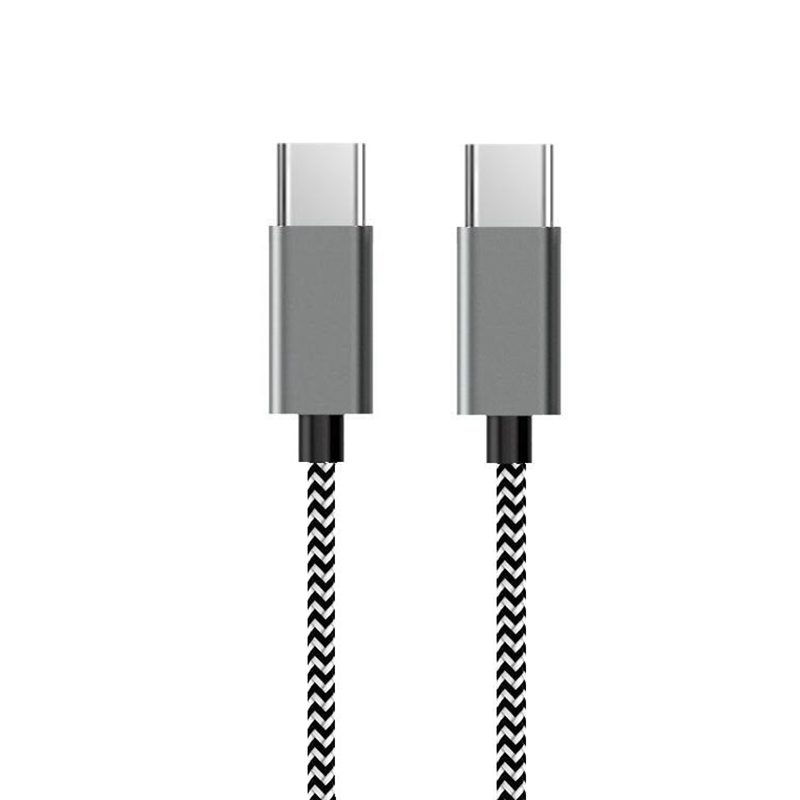 Тип-C до Type-C Найлонов кабел за данни с брилянт