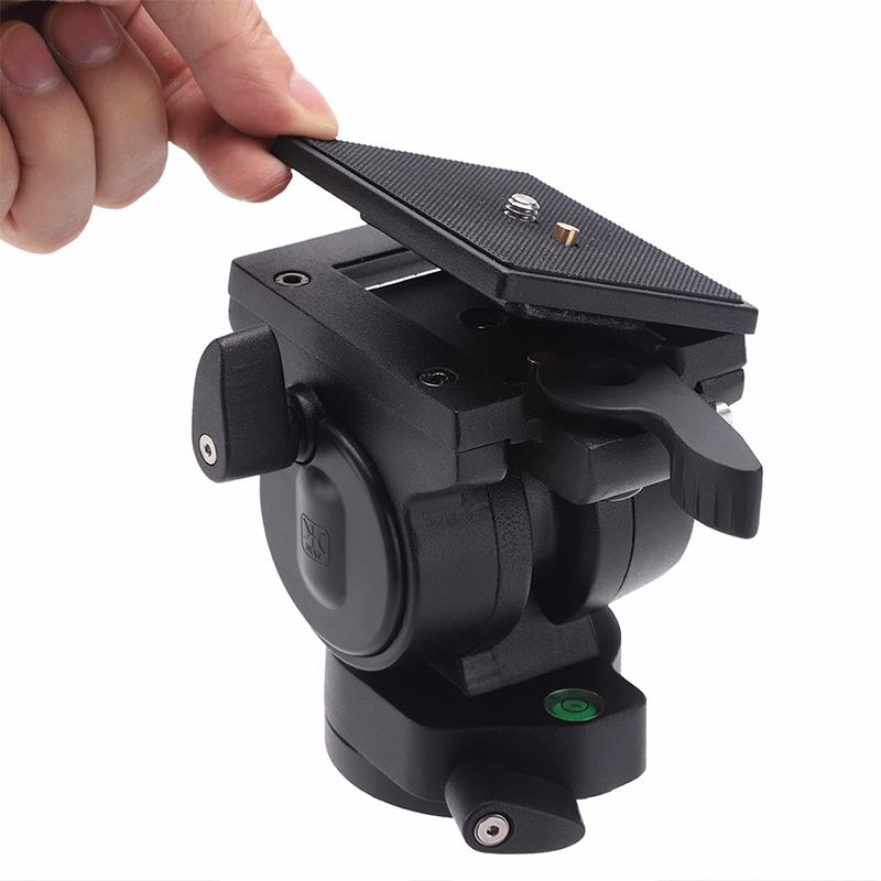Нов дизайн Diat DT650 Професионална камера Видео статив Тежък статив Алуминиев магнезиев сплав Видеокамера Статив