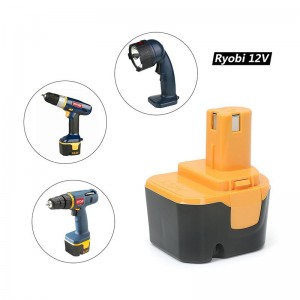 Сменяеми електрически пробивни батерии Ni-Cd 12V 2000mAh за Ryobi 1400652, 1400652B