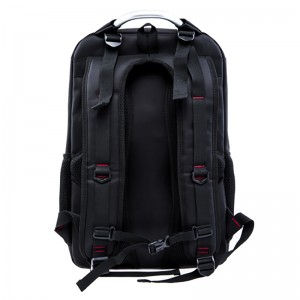 17SA-6599F Големи многолетни джобове Метална дръжка с най-високо качество оксфорд найлон 15,6 инча водоустойчива раница за лаптоп