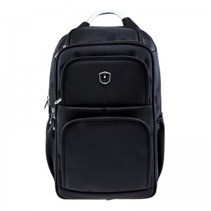 17SA-6601F Големи многолетни джобове Метална дръжка с най-високо качество оксфорд найлон 17-инчова раница за лаптоп