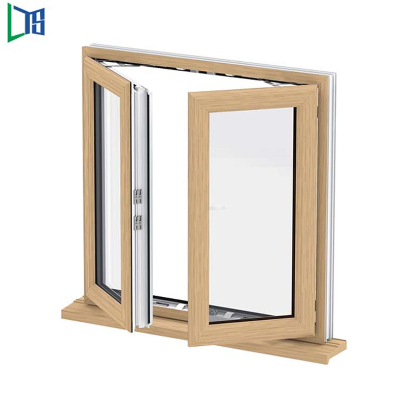 Прозорци за остъкляване с алуминиева рамка с отварящи се люлеещи се прозорци с повърхностно третиране с прахово покритие