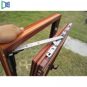 Най-висок стандартен дизайн с двойно остъкление от алуминиев наклон и завъртане на прозорци за модулен дом