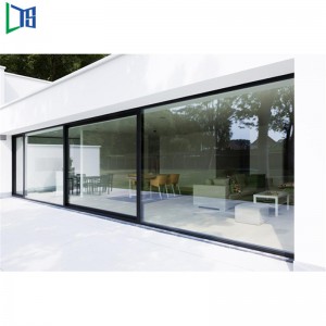 Професионална алуминиева плъзгаща се врата с прахово покритие и алуминиева защитна плъзгаща се врата