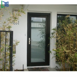 Страхотна екстериора As2047 Двойно стъклено люлеещо се крило Френска алуминиева врата с прахово покритие или дървено зърно завърше...