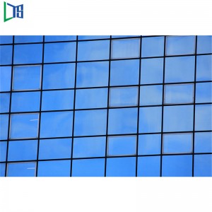 Изолираща двойно остъкляваща полувидима рамка от алуминиева завеса за търговски клас