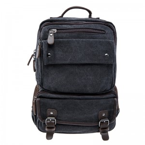 17SC-6571M Добре дошли OEM 15 години фабрика екологично издръжливи 15.6-17.3 инча голям капацитет мъже по поръчка раница реколта платно