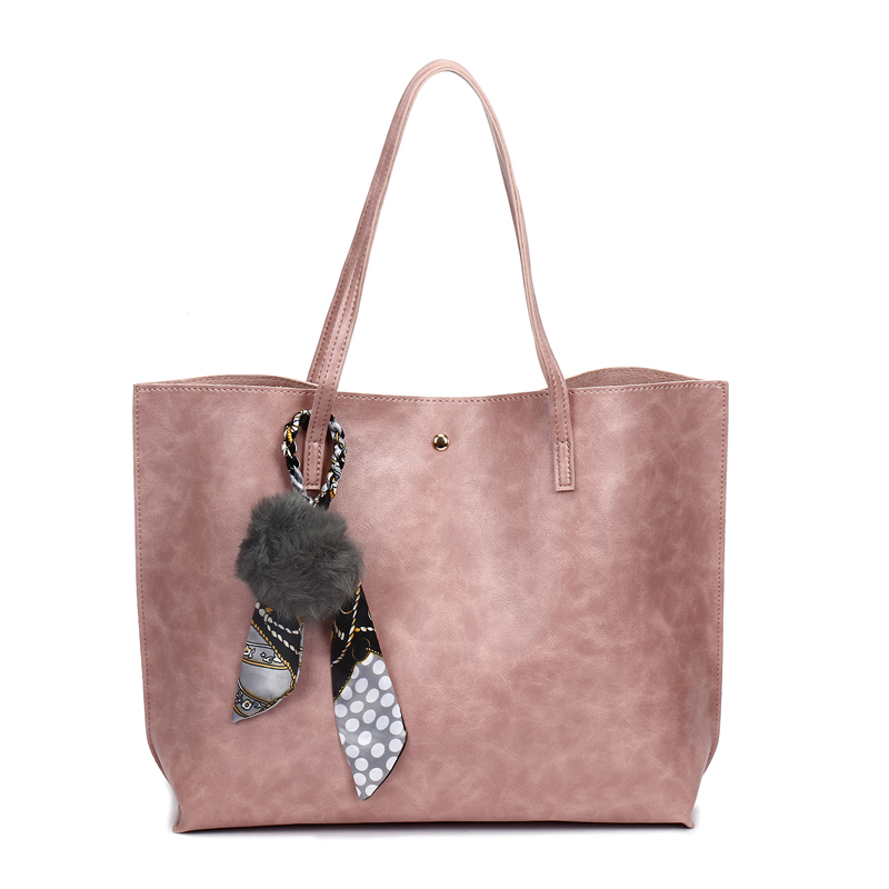 HD0823 - Фабрично директно се продават Розови растителни PU кожени чанти за жени