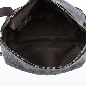 18SC-6777M фабрика нов дизайн висококачествено платно, органайзер за пътуване, козметична чанта с луда подплата от конска кожа