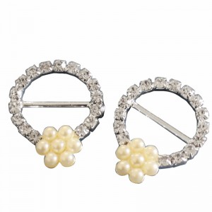 Отлично качество последен моден аксесоар за дрехи метален бутон с перла 4