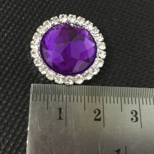 модни декоративни различни цветове кръгъл плосък гръб акрилен кристален бутон 12