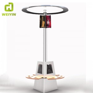 Интелигентна рекламна пейка със слънчево захранване с USB зарядно за LED осветление за открито