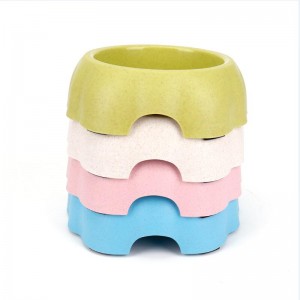 купа с пшеница-слама за домашни любимци, чинии за домашни любимци, купа за храна на котешки кучета