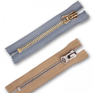 метален цип завършен цип метален цип затворен край и отворен край два начина 3