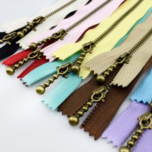 бронзов цип 10 цветни ръчни DIY20см метални ципове Шивашки инструменти за шиене на аксесоари за дрехи за чанта 4