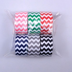 5 # Популярно персонализирано лого Шеврон Печат Grosgrain Лента
