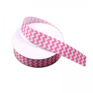 5 # Популярно персонализирано лого Шеврон Печат Grosgrain Лента
