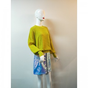 YELLOW BATWING SWEATER RLWS0110F