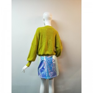 YELLOW BATWING SWEATER RLWS0110F
