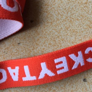 9 # еластична за сутиен Custom Logo Жаккард еластична лента за бельо