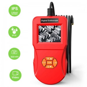 USB ендоскоп с 4.3In екран дисплей Borescope инспекция 1080P HD змия камера 8 светодиода многофункционален ендоскоп за машина \\ t