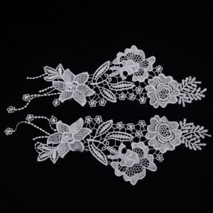 1 # деколте дантела sil мляко копринена дантела ， полиестер / найлон дантела l памук дантела