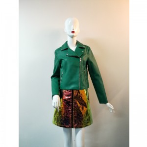 ЗЕЛЕНА ПУ КОЛИЧКА JAKET RLWPJ0011N