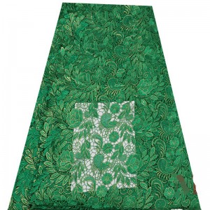 Гореща продажба булчинска рокля 3D бродирани дантела плат за жени