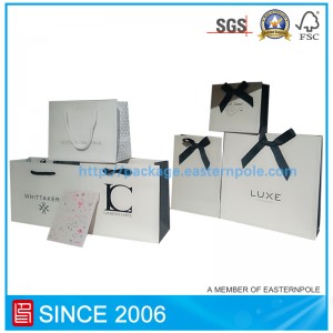 Елегантна подаръчна хартиена чанта с дизайн по поръчка