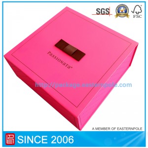 Луксозна твърда сгъваема кутия с индивидуален дизайн