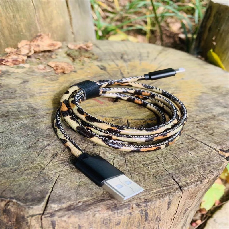 Zebra /Animal spire pu data cable