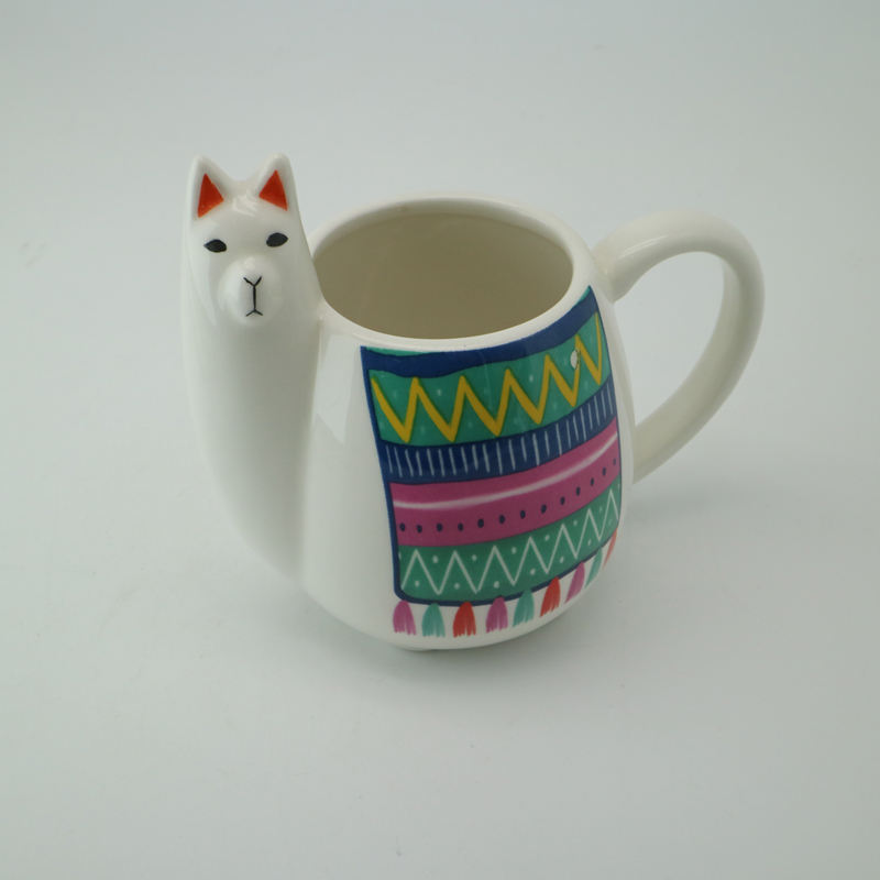 Персонализирана 3D керамична чаша за кафе на чаша за питие за празнични подаръци за животни