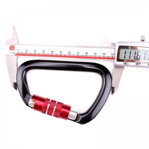 Външна кука скално катерене къмпинг основна ключалка карабинер многофункционална гайка карабинка на открито бързо улов бързо п...