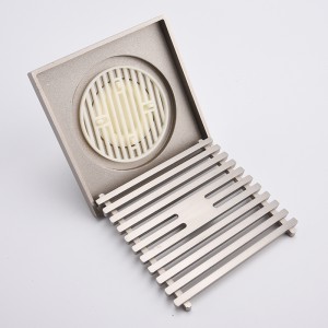 Оформете месинговите капаци за отводняване на пода в гаража