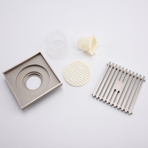 Оформете месинговите капаци за отводняване на пода в гаража