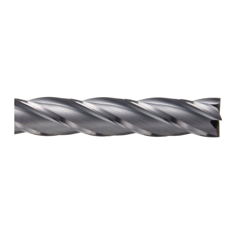 Carbide Square Nose End Mill, TiAlN Finish, Groffing and Finishing Cut, спирала 30 градуса, 4 флейти, 2,5 