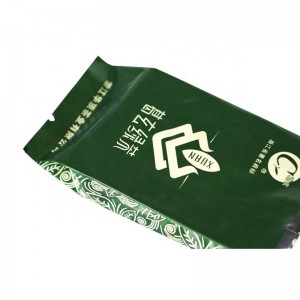 Компресирана странична торбичка от алуминиево фолио Gusset за опаковане на чай