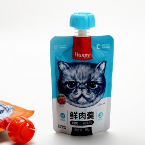 чучур чувал на едро котешка храна торбичка алуминиева торбичка