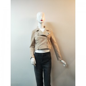 PINK ZIPPER BIKER JAKET RLWSJ0006N