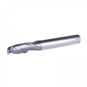 2 флейти 1/4 инча Shank Square Nose End Mill Carbide CNC Upcut Router Bits Tiain с покритие, 2 1/2 инча Дължина