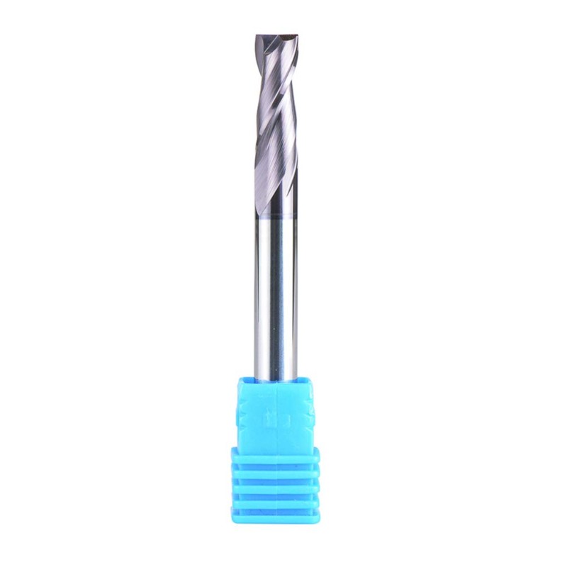 2 флейти 1/4 инча Shank Square Nose End Mill Carbide CNC Upcut Router Bits Tiain с покритие, 2 1/2 инча Дължина