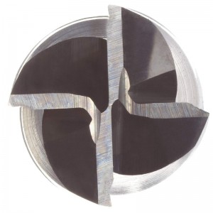 Карбидна квадратна носова фреза, метрична, AlTiN покритие, грапаво и финишно рязане, спирала 30 градуса, 4 флейти, обща дължина 39 мм, ди...