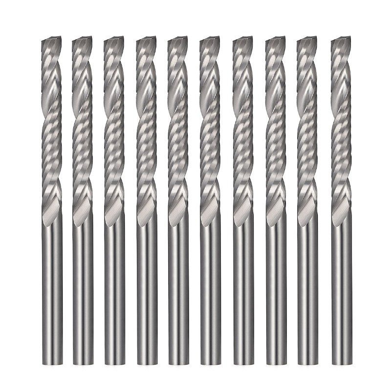 CNC маршрутизатори, 1/8 ”единична фреза за дърво, найлон, смола, ABS, акрил, PVC, MDF