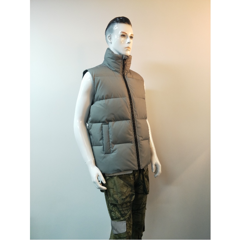 МЪЖКИ СИВИ ПОДАДЕНИ VEST RLMV0002