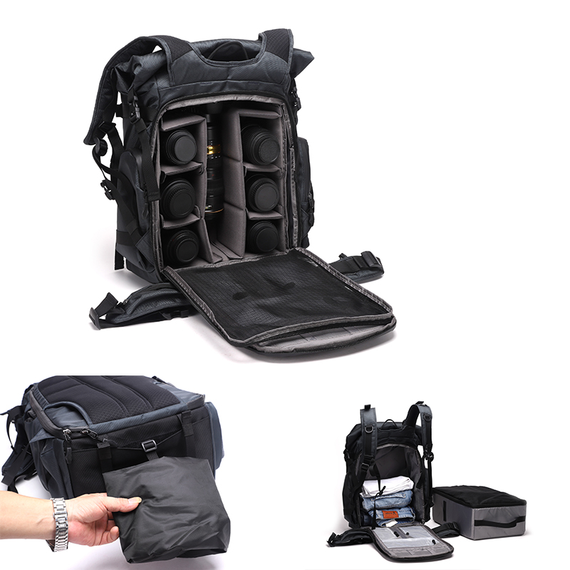 Diat BRTMH300 Външна чанта с голям капацитет за пътуване видео водоустойчива DSLR камера раница чанта