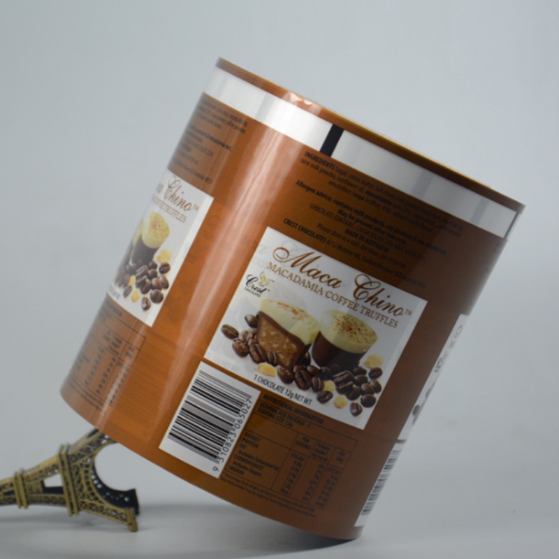 гравиращ печат по поръчка напечатано ламиниране / ламинирано алуминиево фолио опаковка за храна пластмасов ролков филм