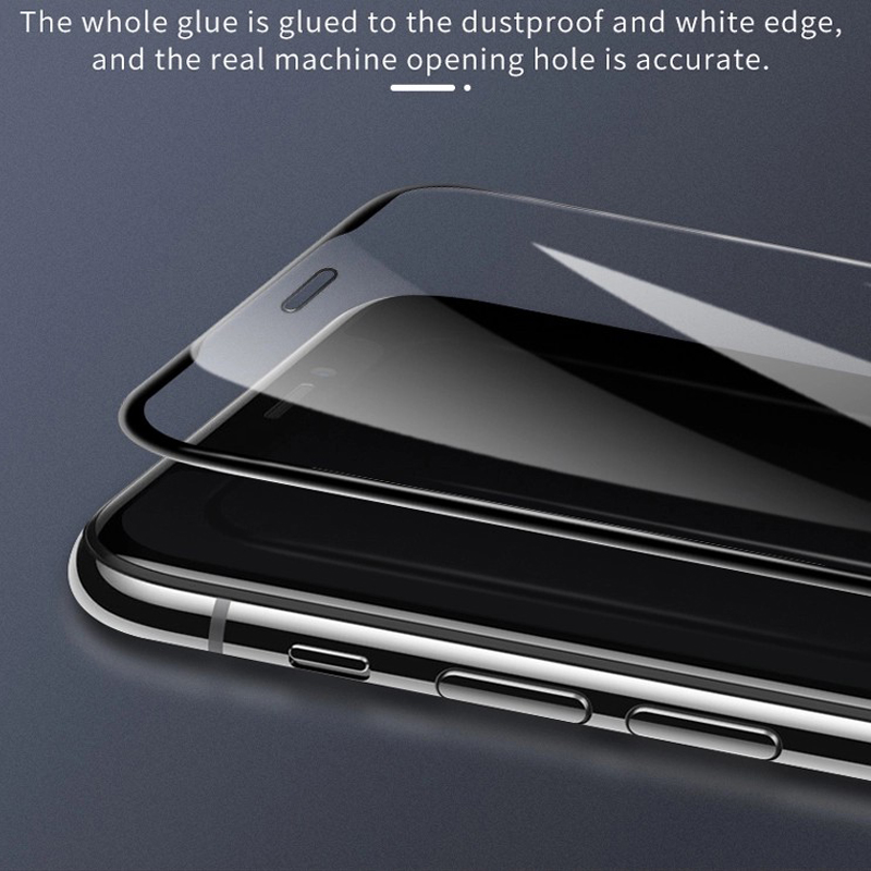 3D протектор за екран от закалено стъкло с пълно покритие за Iphone XI / XI MAX 2019