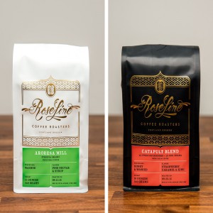 Персонализирана торба за кафе с плоско дъно с торба от алуминиево фолио за опаковка на кафе