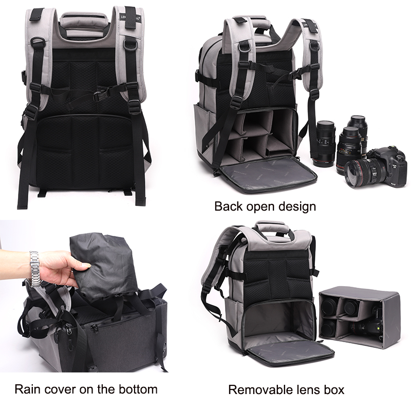 Най-продаваната Diat BRTSM21 Водоустойчива чанта за лаптоп с многофункционална цифрова камера и раница за триножник