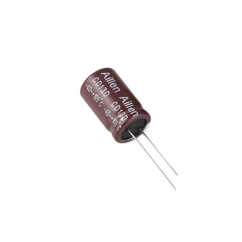 CD13D Високотемпературен тип Алуминиев електролитен кондензатор